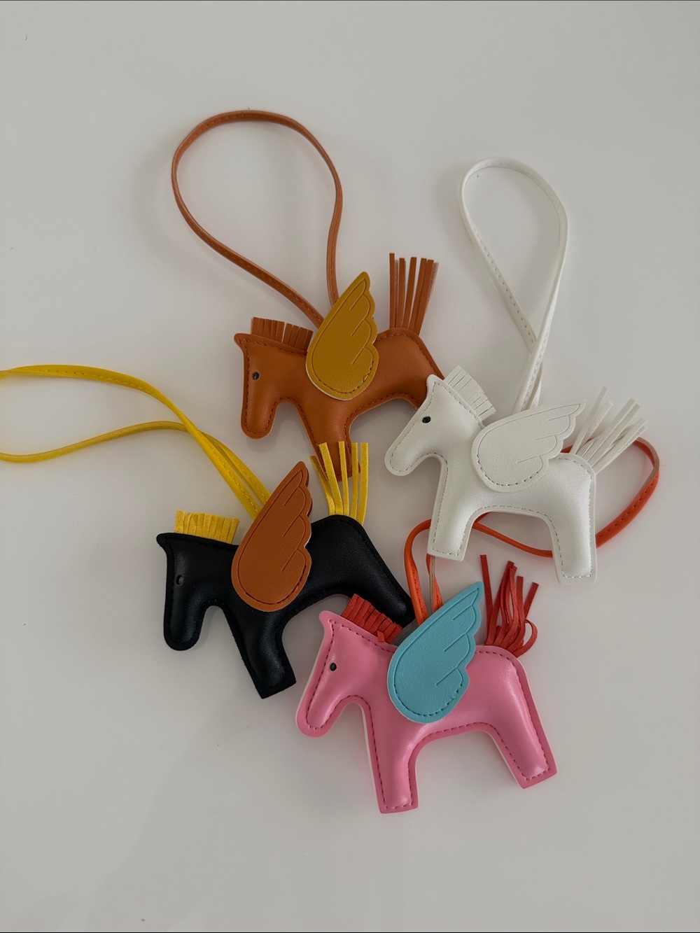 Leather Bag Charms Combo